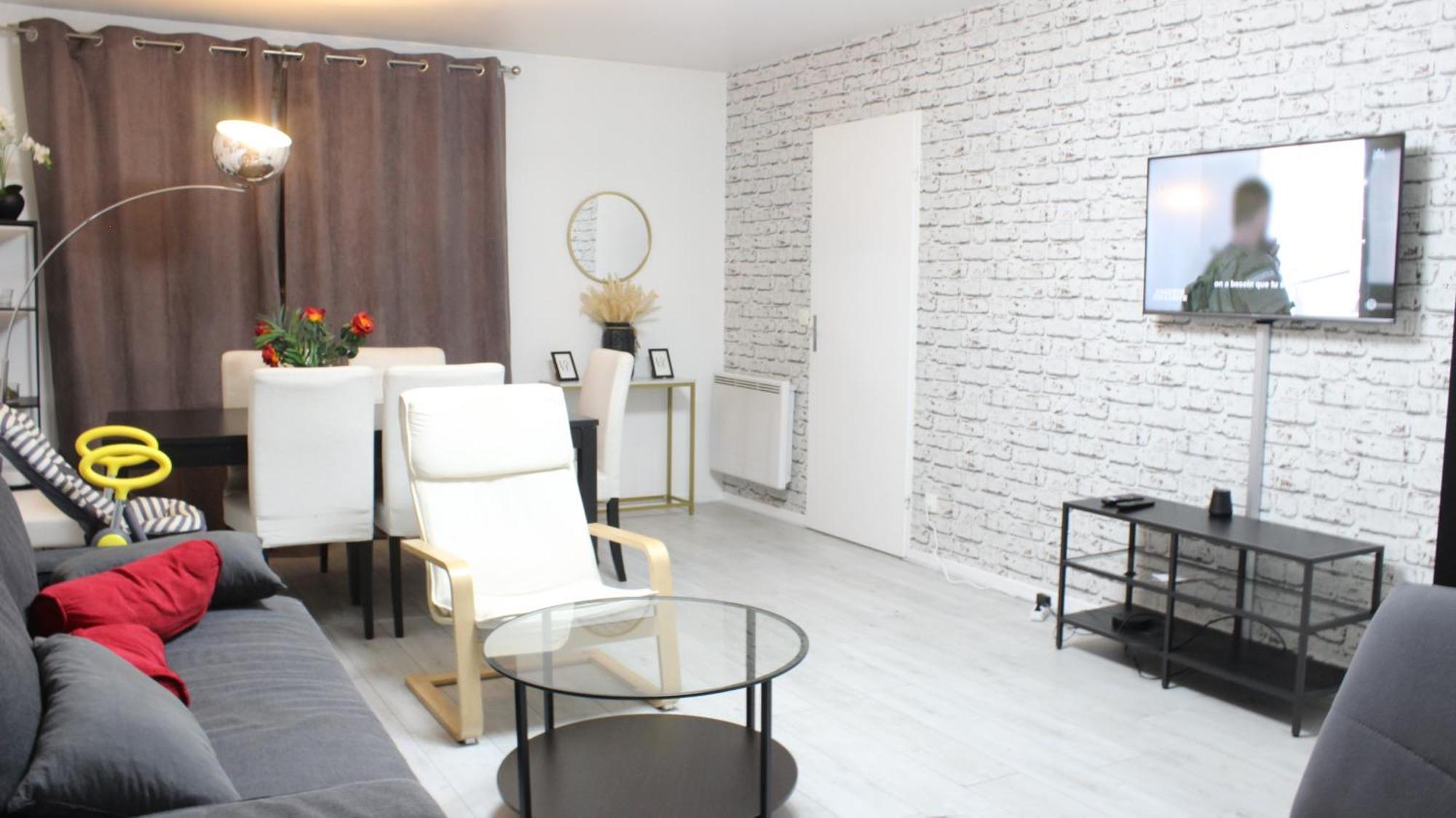 Appartement - Proche Rer - 2 Chambres & 4 Lits Double - Paris Orly Courcouronnes Exterior photo