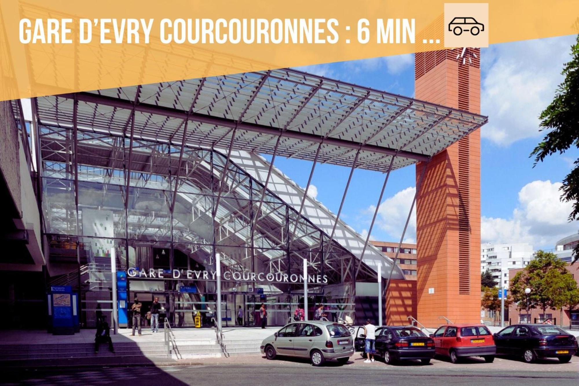 Appartement - Proche Rer - 2 Chambres & 4 Lits Double - Paris Orly Courcouronnes Exterior photo